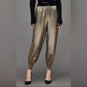 AllSaints Metallic Pants